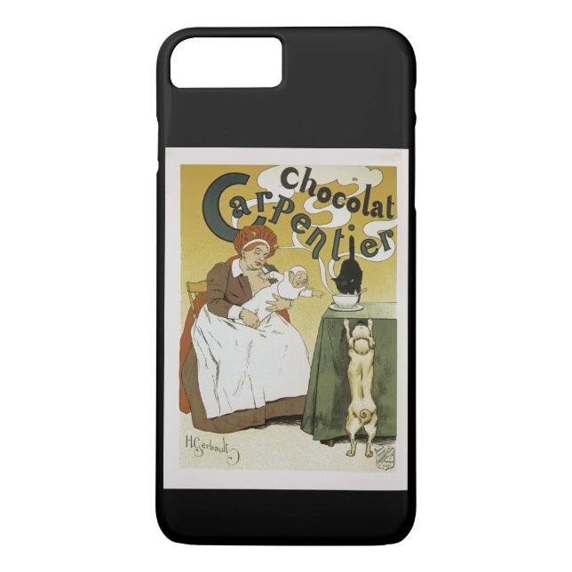 Funda De Case-Mate Para iPhone Carpentier de chocolate (Reverso)