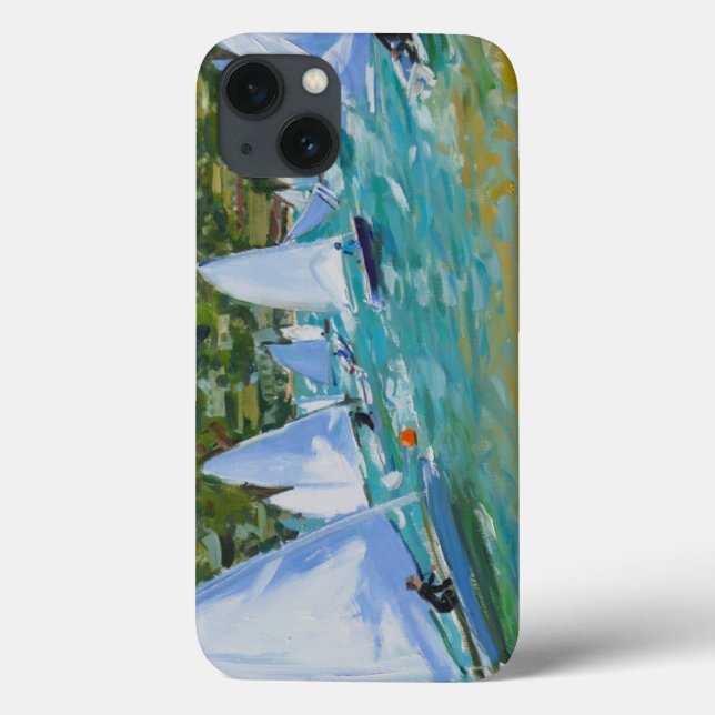 Funda De Case-Mate Para iPhone Carrera de barcos de vela (Reverso)