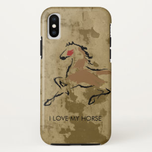 Funda Para iPhone X Carrera de caballos