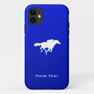 Funda Para iPhone 11 Carrera de caballos azul