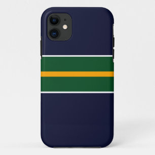 Funda Para iPhone 11 Carreras Amarilla Verde Forestal Amplia En La Arma