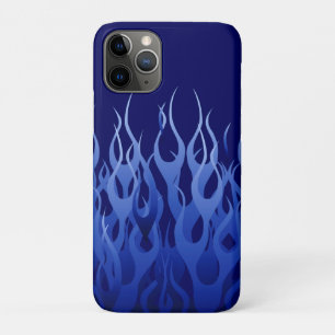 Funda Para iPhone 11 Pro Carreras azul Guay llama a las franjas de estaño