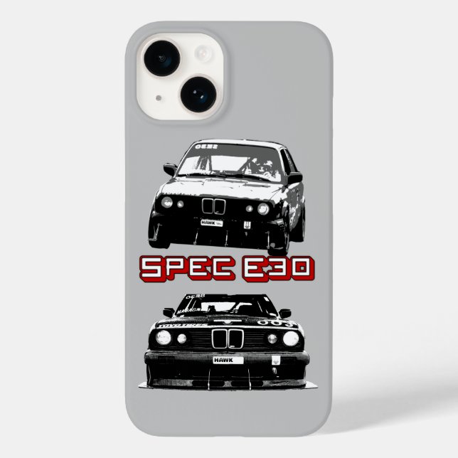Funda De Case-Mate Para iPhone Carreras de especificación E30 (Reverso )