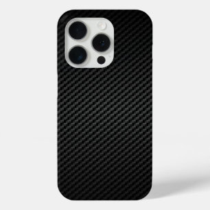 Funda Para iPhone 15 Pro Carreras de Motor Clásico de Fibra de Carbono