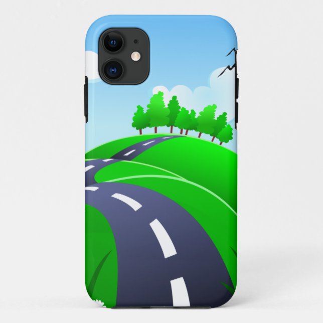 Funda De Case-Mate Para iPhone Carretera Hilly, funda para iPhone 5 (Reverso)
