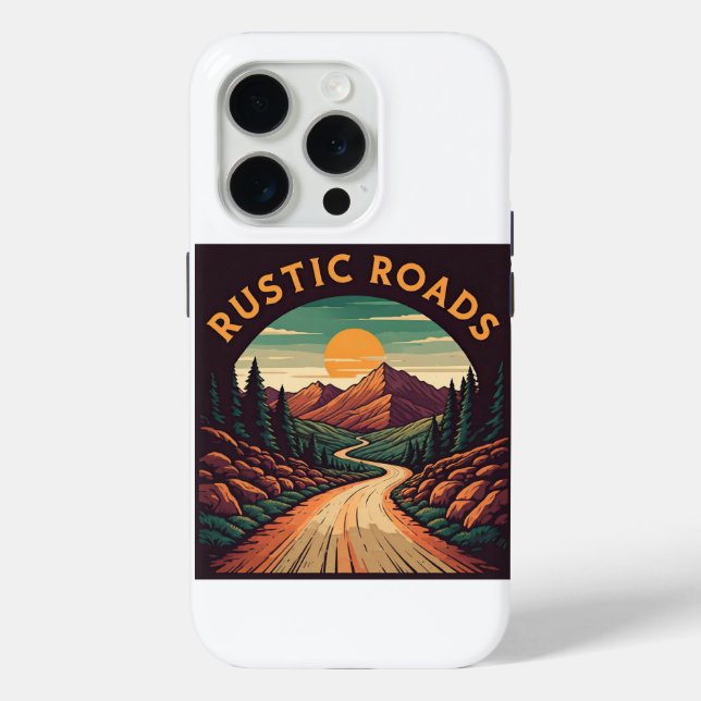 Funda De Case-Mate Para iPhone Carreteras rusas (Reverso )