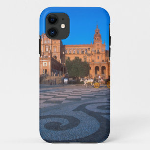 Funda Para iPhone 11 Carruaje tirado por caballos en la Plaza de España