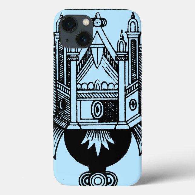 Funda De Case-Mate Para iPhone Carta de tarot: El as de tazas (Reverso)