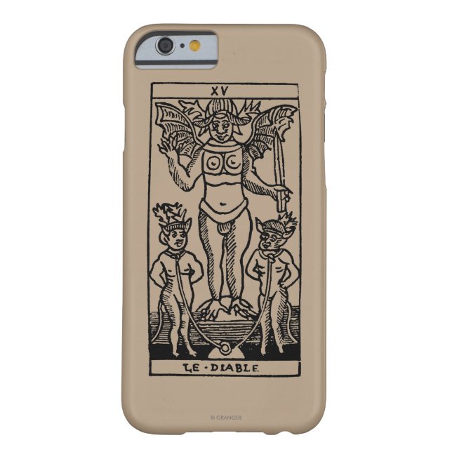 Funda De Case-Mate Para iPhone Carta de tarot: El diablo (Reverso)
