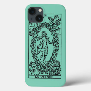 Funda Para iPhone 13 Carta de tarot: El mundo