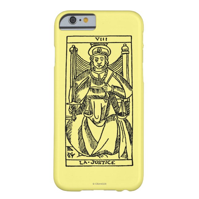 Funda De Case-Mate Para iPhone Carta de tarot: Justicia (Reverso)