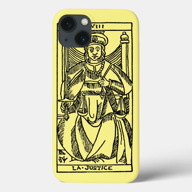 Funda De Case-Mate Para iPhone Carta de tarot: Justicia (Reverso)