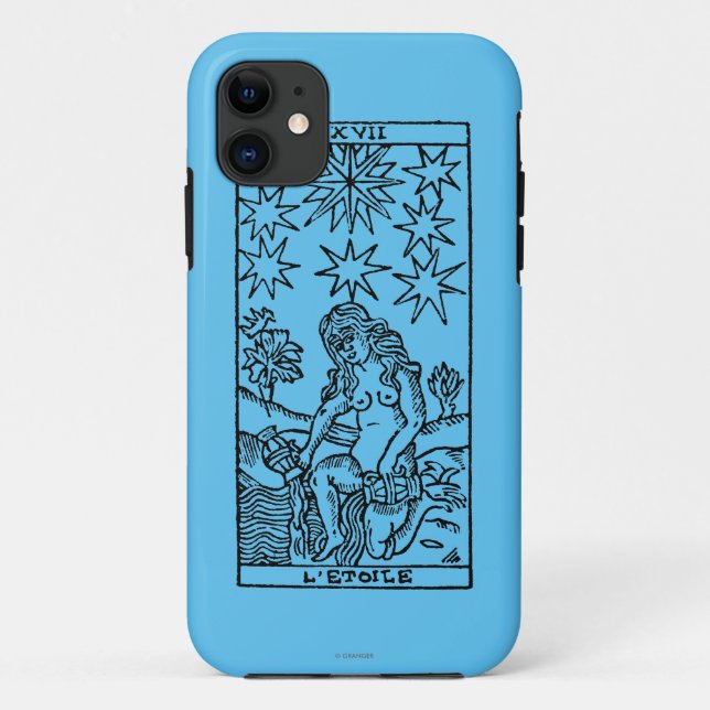 Funda De Case-Mate Para iPhone Carta de tarot: Las estrellas (Reverso)
