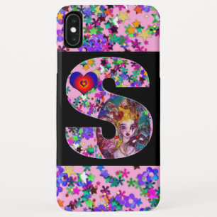 FUNDA PARA iPhone XS MAX CARTA DE VALENTINE VENETIAN MASQUERADE MONOGRAM S