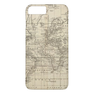 Funda Para iPhone 8 Plus/7 Plus Carta del mundo