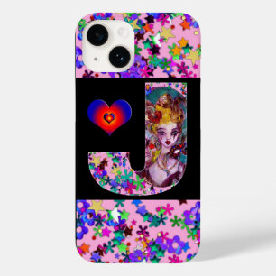 FUNDA PARA iPhone 14 DE Case-Mate CARTA VALENTINE VENETIAN MASQUERADE MONOGRAM J