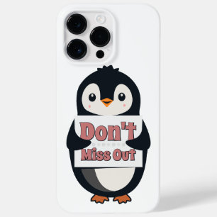Funda Para iPhone 14 Pro Max De Case-Mate Cartel de pingüino: No te pierdas