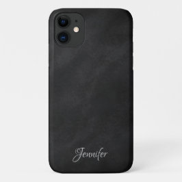 Funda Para iPhone 11 Cartón negro personalizado