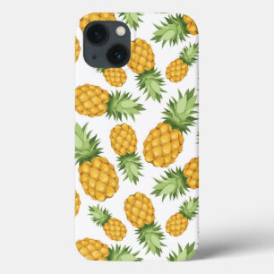 Funda Para iPhone 13 Cartoon Pineapple Pattern