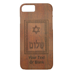 Funda Para iPhone 8/7 Carved Wood Shalom