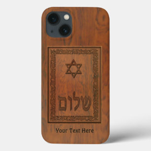 Funda Para iPhone 13 Carved Wood Shalom