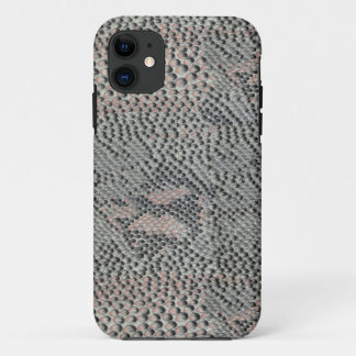 Funda Para iPhone 11 Cas para iPhone de piel de serpiente gris y rosa s