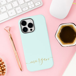 Funda Para iPhone 14 Pro Max De Case-Mate Cas personalizadas de escritura moderna de monogra