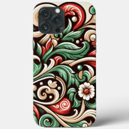 Funda Para iPhone 13 Pro Max Cas tradicionales de teléfono de Batik