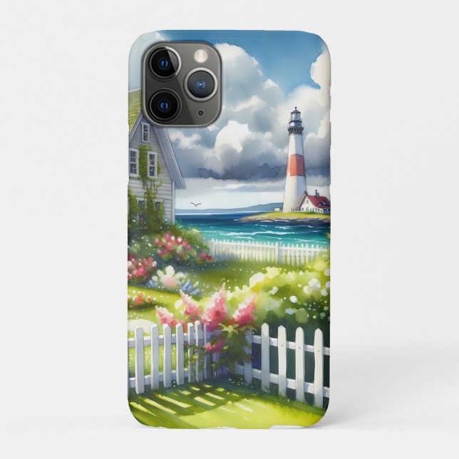 Funda De Case-Mate Para iPhone Casa de Campo con Vista al Faro (Reverso)