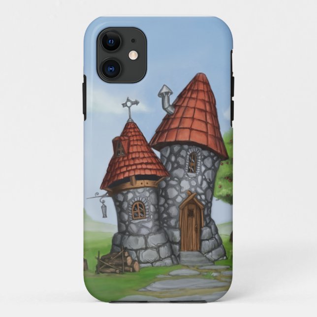 Funda De Case-Mate Para iPhone casa de fantasía (Reverso)