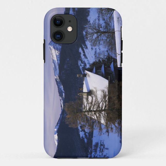 Funda De Case-Mate Para iPhone Casa de granja y Monte Rigi y Pilatus, (Reverso)