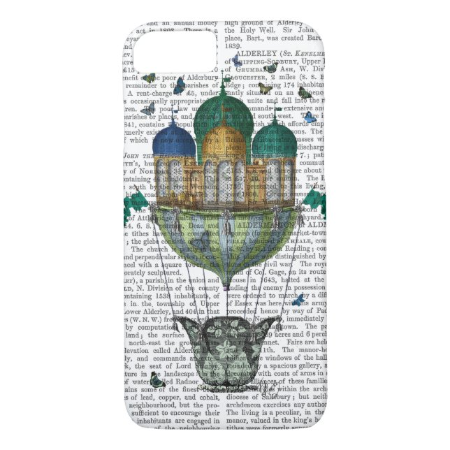 Funda De Case-Mate Para iPhone Casa de mariposas (Reverso)