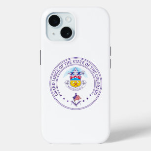 Funda Para iPhone 15 Casa de masonería del estado de Colorado