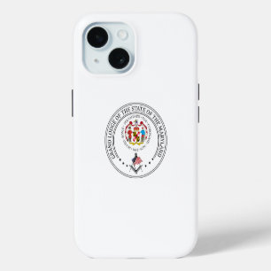 Funda Para iPhone 15 Casa de masonería del estado de Mariland