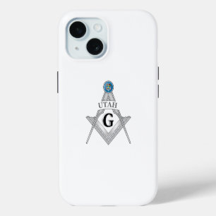 Funda Para iPhone 15 Casa de masonería del estado de Utah
