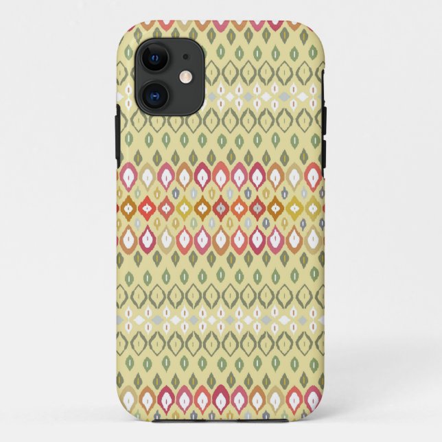 Funda De Case-Mate Para iPhone casa de playa ikat (Reverso)