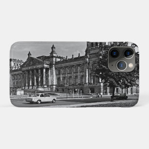 Funda Para iPhone 11 Pro Casa del parlamento del Reichstag de Berlín vintag