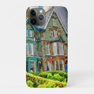 Funda Para iPhone 11 Pro Casa victoriana en Keswick pintada con acuarela