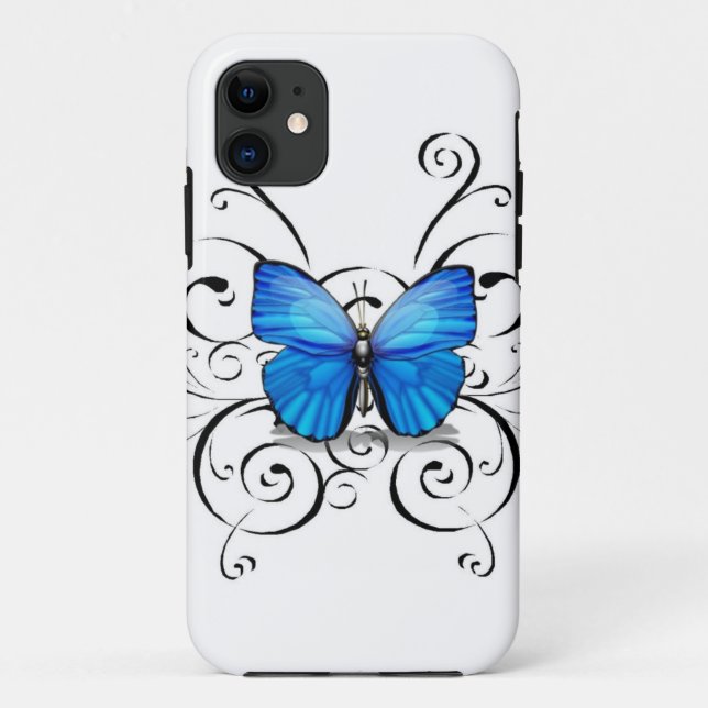 Funda De Case-Mate Para iPhone casamata del iPhone 5S de la mariposa (Reverso)