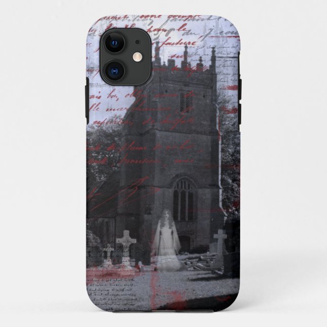 Funda De Case-Mate Para iPhone Casamata frecuentada gótico del iPhone del (Reverso)
