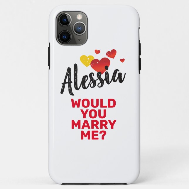 Funda De Case-Mate Para iPhone Casar conmigo (Reverso)