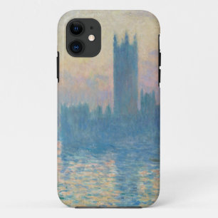 Funda Para iPhone 11 Casas del Parlamento de Claude Monet Puesta de sol