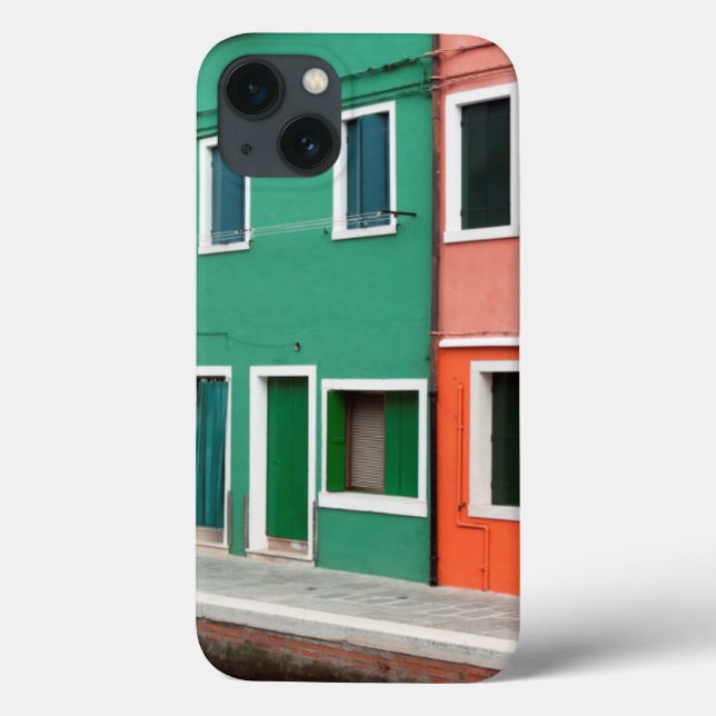 Funda De Case-Mate Para iPhone Casas en el frente del mar (Reverso)