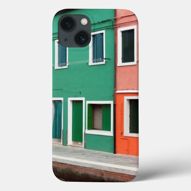 Funda De Case-Mate Para iPhone Casas en el frente del mar (Reverso)