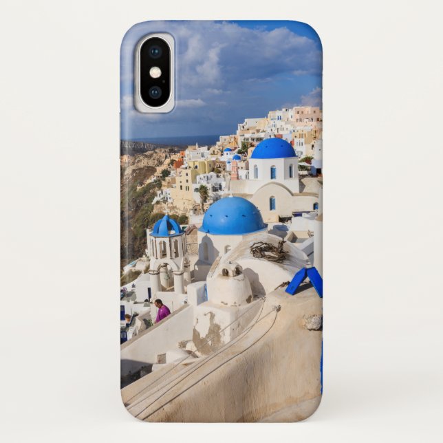 Funda De Case-Mate Para iPhone Casas Griegas Tradicionales (Reverso)