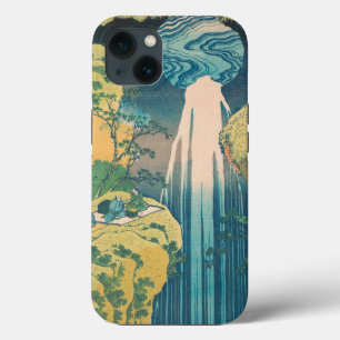 Funda Para iPhone 13 Cascada Amida de Hokusai Japón Cascada