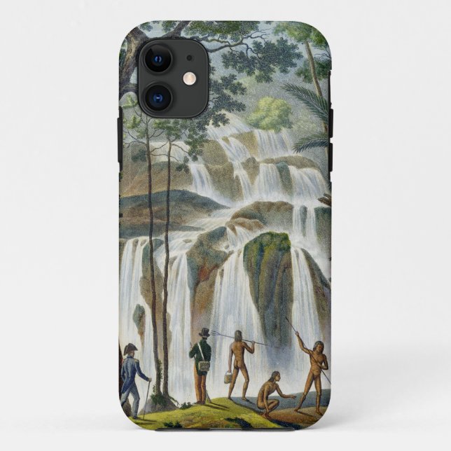 Funda De Case-Mate Para iPhone Cascada del puerto Praslin, nueva Irlanda, del (Reverso)
