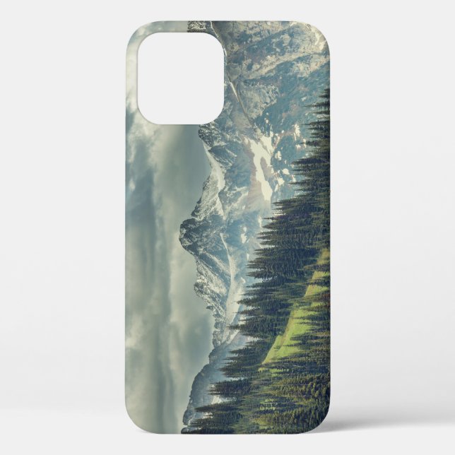 Funda De Case-Mate Para iPhone Cascada Norte: Majestic Mountain Peak. (Reverso )