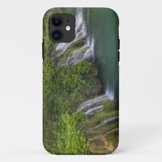 Funda De Case-Mate Para iPhone Cascada, Parque Nacional de los Lagos de Plitvice  (Reverso)