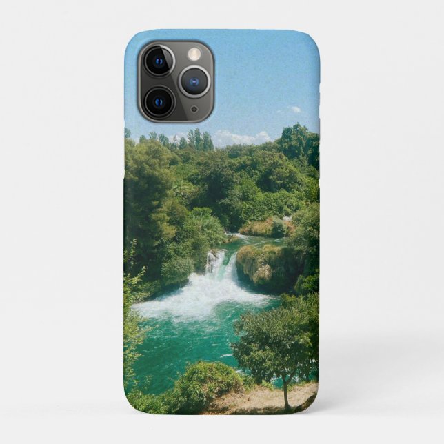 Funda De Case-Mate Para iPhone Cascadas Krka - Parque nacional Krka - Croacia (Reverso)